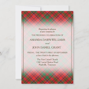 Schoonheid van de tartan Clan Grant Schotse Plaid