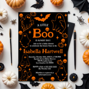 Schoonheid van een Baby op Komst – Halloween Baby  Kaart
