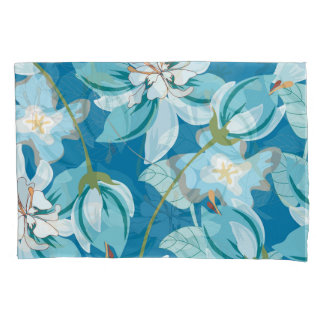 Schoonheid van een retro bloemenmotief in een mooi kussensloop