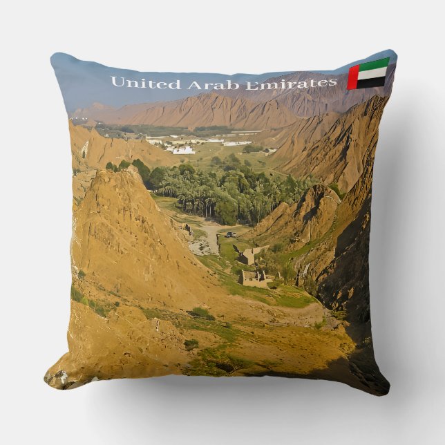 Schoonheid van een woestijnlandschap kussen (Voorkant)