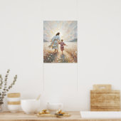 Schoonheid van het geloof, Christelijke wandkunst, Poster (Keuken)