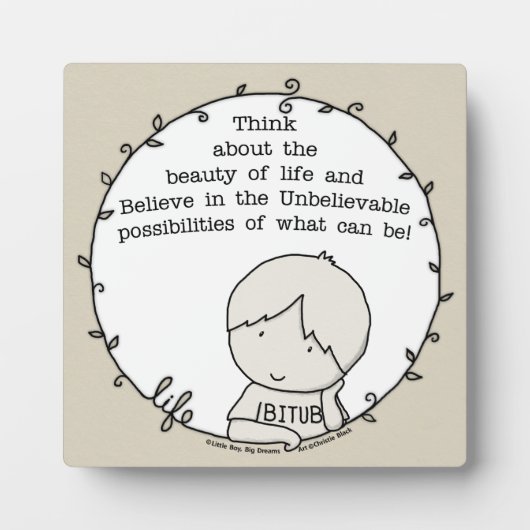 Schoonheid van het leven fotoplaat (Voorkant)