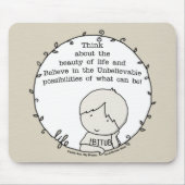 Schoonheid van het leven muismat (Voorkant)