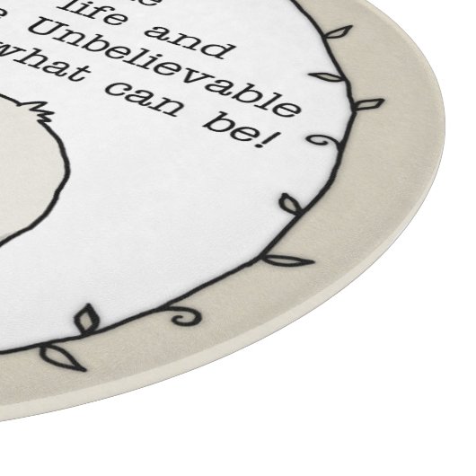 Schoonheid van het leven snijplank (Hoek)