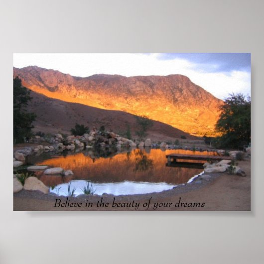 Schoonheid van je dromen poster (Voorkant)