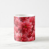 Schoonheid van roze bloemen koffiemok (Center)