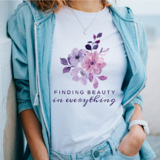 Schoonheid vinden in alles t-shirt