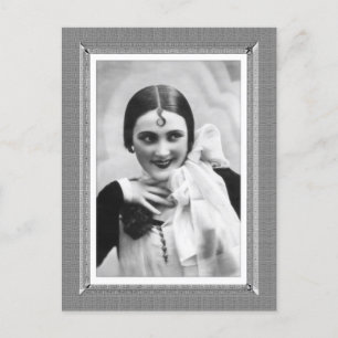  schoonheid - Vlieg - in zwart-wit Briefkaart