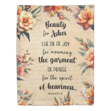 Schoonheid voor as, Jesaja 63:1, Bloemen Christeli