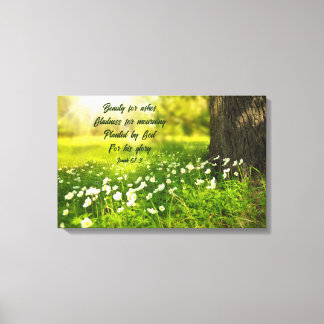 Schoonheid voor Ashes Canvas Afdruk