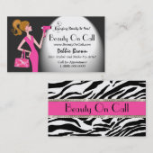 Schoonheid voor Celebrities! Visitekaartjes (Voorkant / Achterkant)