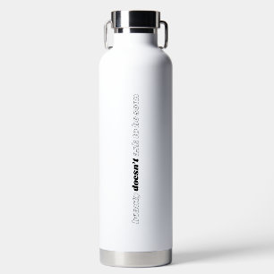 Schoonheid vraagt geen vacuüm geïsoleerde fles