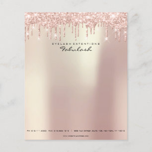 Schoonheid Wimpers Make-up Stylist Evenementenorga Flyer