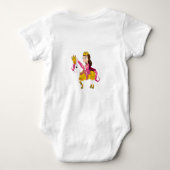 Schoonheidscartoonprinses Romper (Achterkant)