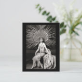  schoonheidsdekte danseres briefkaart (Staand voorkant)