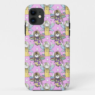 Schoonheidsfeeën en sterren en manen patroon iPhone 11 hoesje