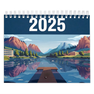 Schoonheidskalender van het jaar 2025 kalender