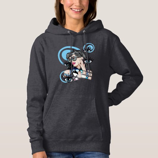 schoonheidsmeisje hoodie (Voorkant)