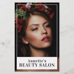 Schoonheidsmeisjesmodel Flyer