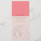 Schoonheidsprijsmenu Kleurenblok Menu (Achterkant)