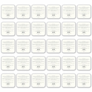 Schoonheidsproduct Ingrediënten 2-inch Sticker 30x