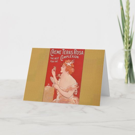 schoonheidsreclame aankondiging (Voorkant)