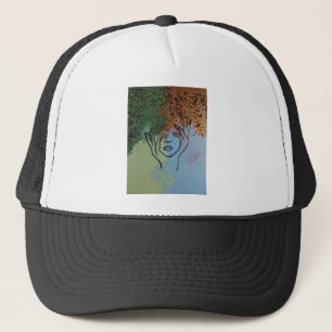 Schoonheidsrust Abstract schilderen Trucker Pet