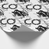 Schoonheidssalon, Barbershop Verpakkingsdocument Cadeaupapier (Hoek)