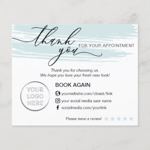 Schoonheidssalon Bedankt Review Flyer