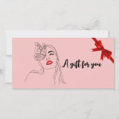 Schoonheidssalon cadeaubonnen (Voorkant)