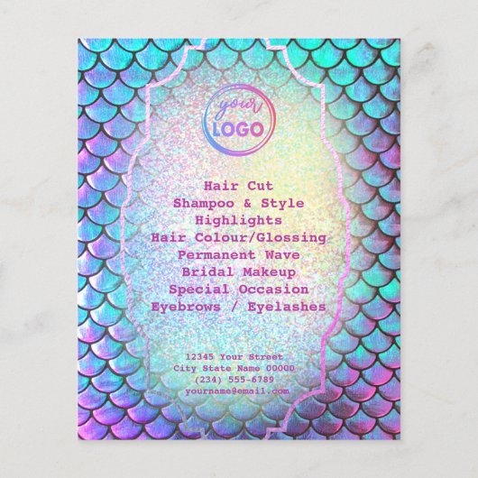 schoonheidssalon flyer (Achterkant)