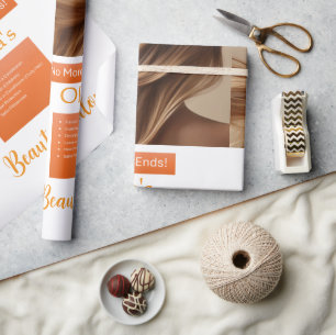 Schoonheidssalon, geen gespleten haarpunten Market Cadeaupapier