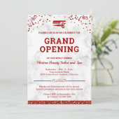 Schoonheidssalon Grootse Opening Kaart (Staand voorkant)