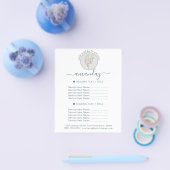 Schoonheidssalon Heropening Logo QR CODE Prijs Wit Flyer (Enkel)