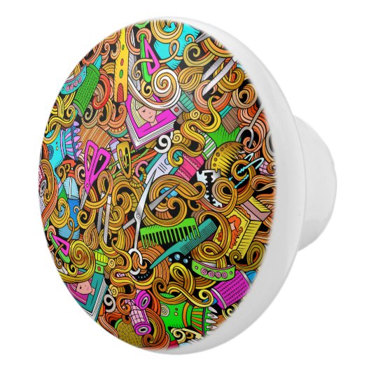 Schoonheidssalon / Kapper / Haar keramische knoppe Keramische Knop (Rechts)