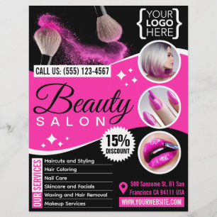 Schoonheidssalon / Kapper / Kapsalon Flyer