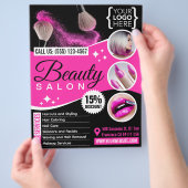 Schoonheidssalon / Kapper / Kapsalon Flyer (Hand)