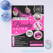 Schoonheidssalon / Kapper / Kapsalon Flyer (Enkel)