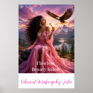 Schoonheidssalon Make-up Flawless Posters 