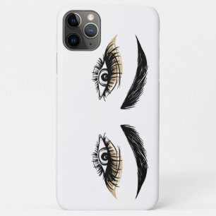 Schoonheidssalon Make-up Wimpers Wenkbrauwen iPhone 11 Pro Max Hoesje