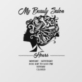 Schoonheidssalon Raamsticker (Vel)