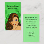 schoonheidssalon visitekaartje (Voorkant / Achterkant)