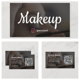 Schoonheidssalons Esthetische make-up artiest Visitekaartje