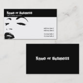 schoonheidssilhouet visitekaartje (Voorkant / Achterkant)