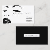 schoonheidssilhouet visitekaartje (Voorkant / Achterkant)