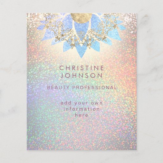 schoonheidsspecialist flyer (Voorkant)