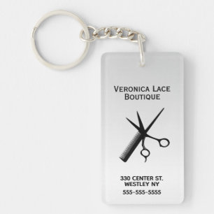 Schoonheidsspecialiste Ontwerp Licht Zilver Sleutelhanger