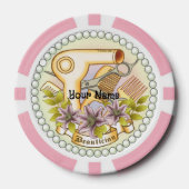 Schoonheidsspecialiste poker chip (Voorkant)