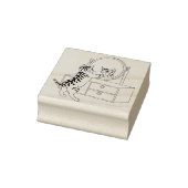 schoonheidsstempel 	rubberstempel (Stempel)