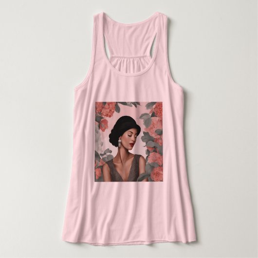 schoonheidsvrouw tanktop (Design voorkant)